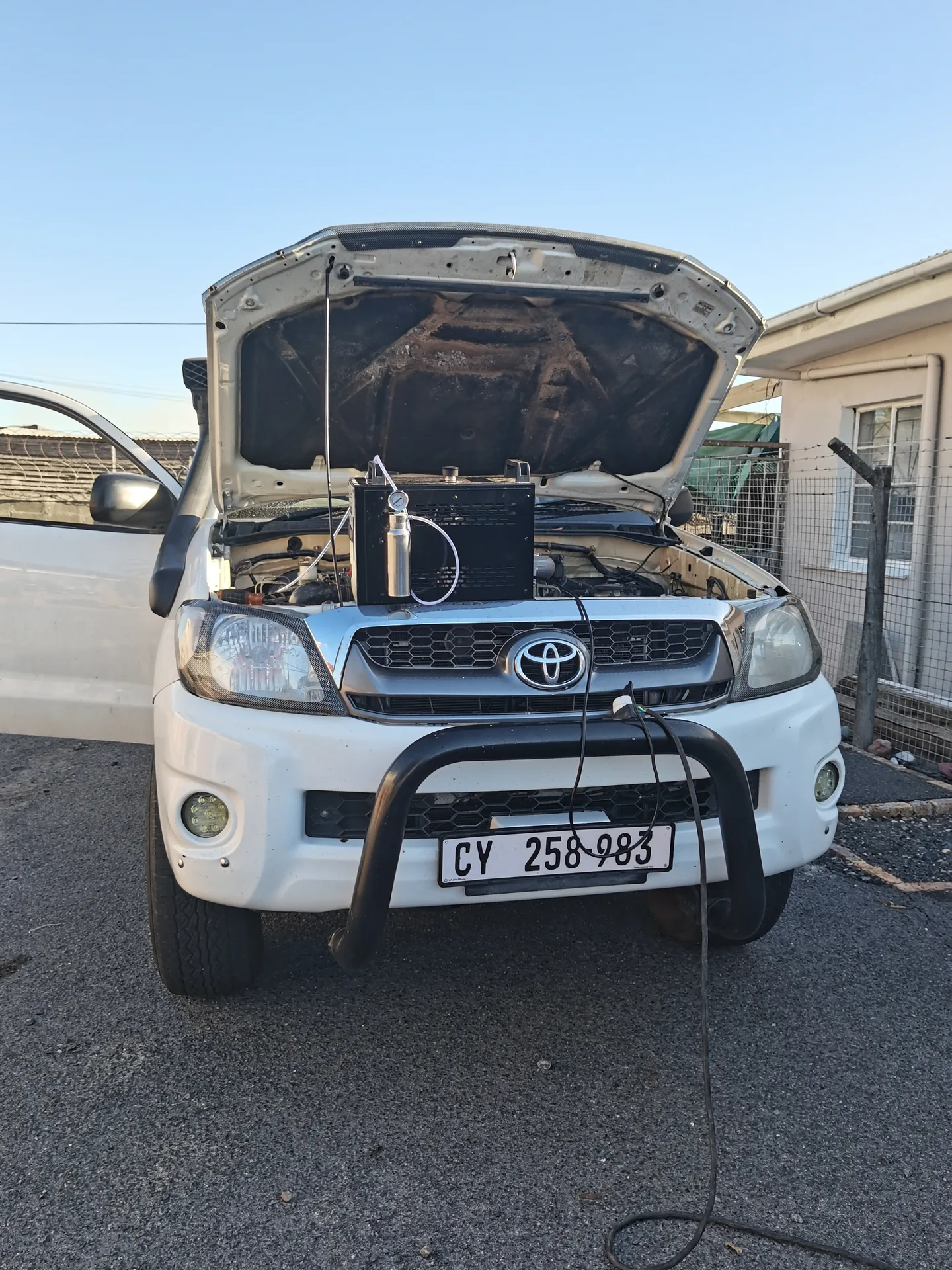 Real vehicle carbon cleaned by MCC