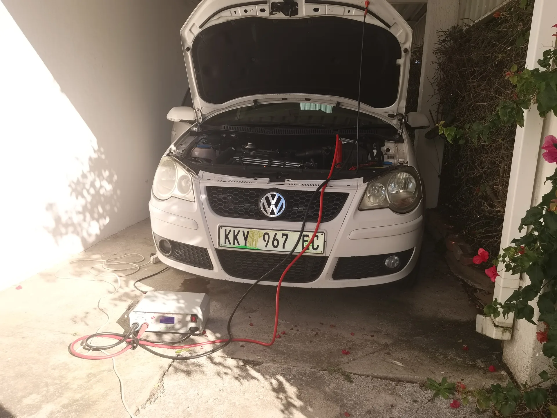Real vehicle carbon cleaned by MCC