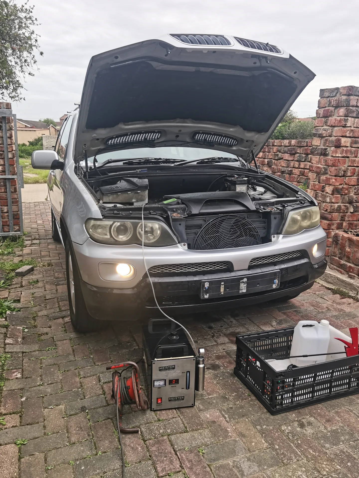 Real vehicle carbon cleaned by MCC