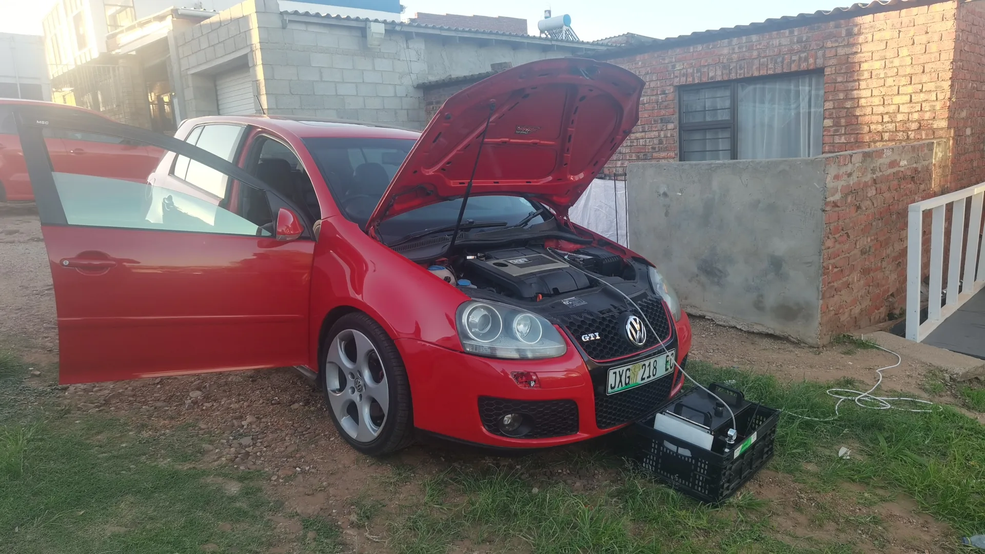 Real vehicle carbon cleaned by MCC