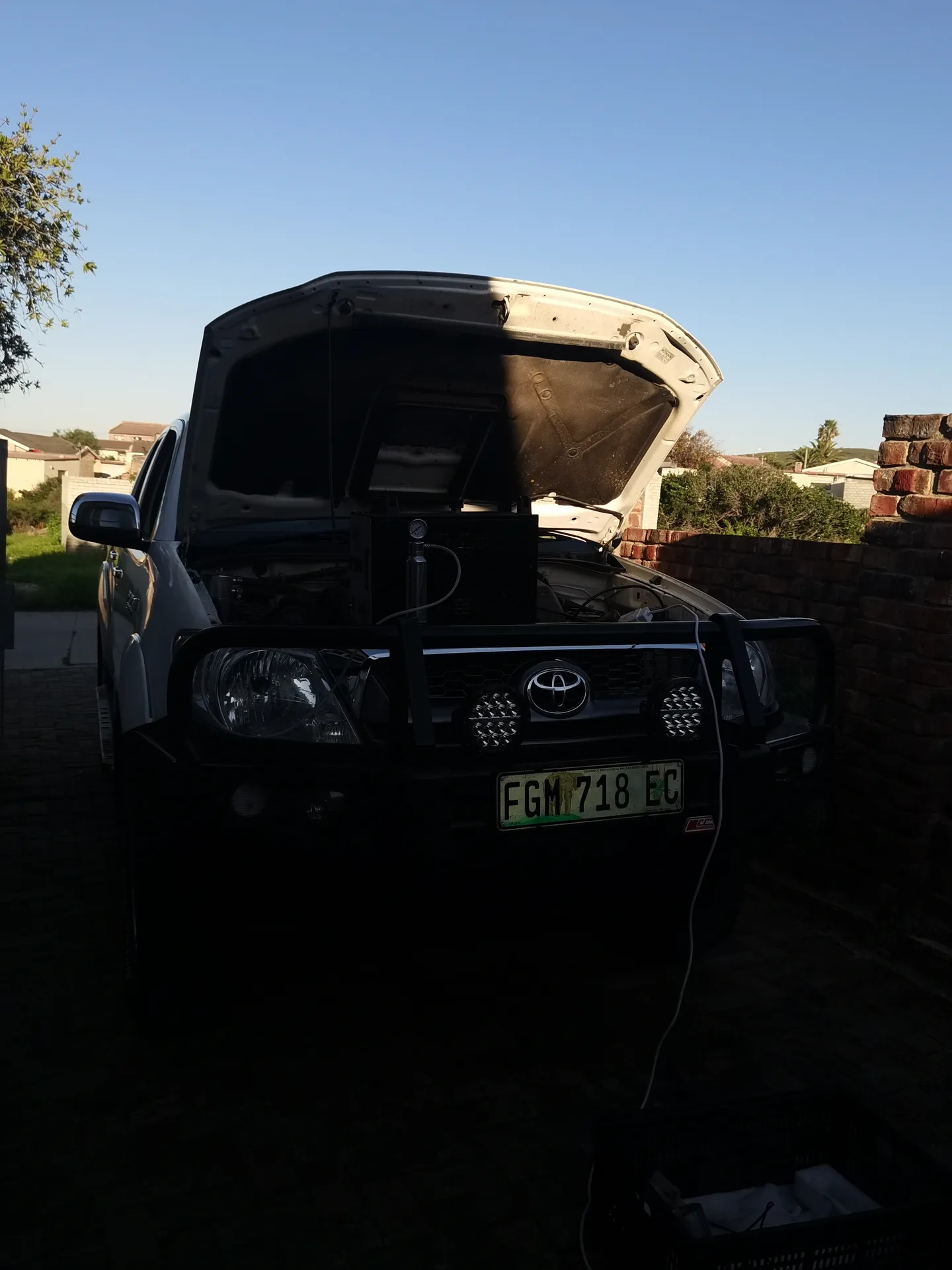 Real vehicle carbon cleaned by MCC