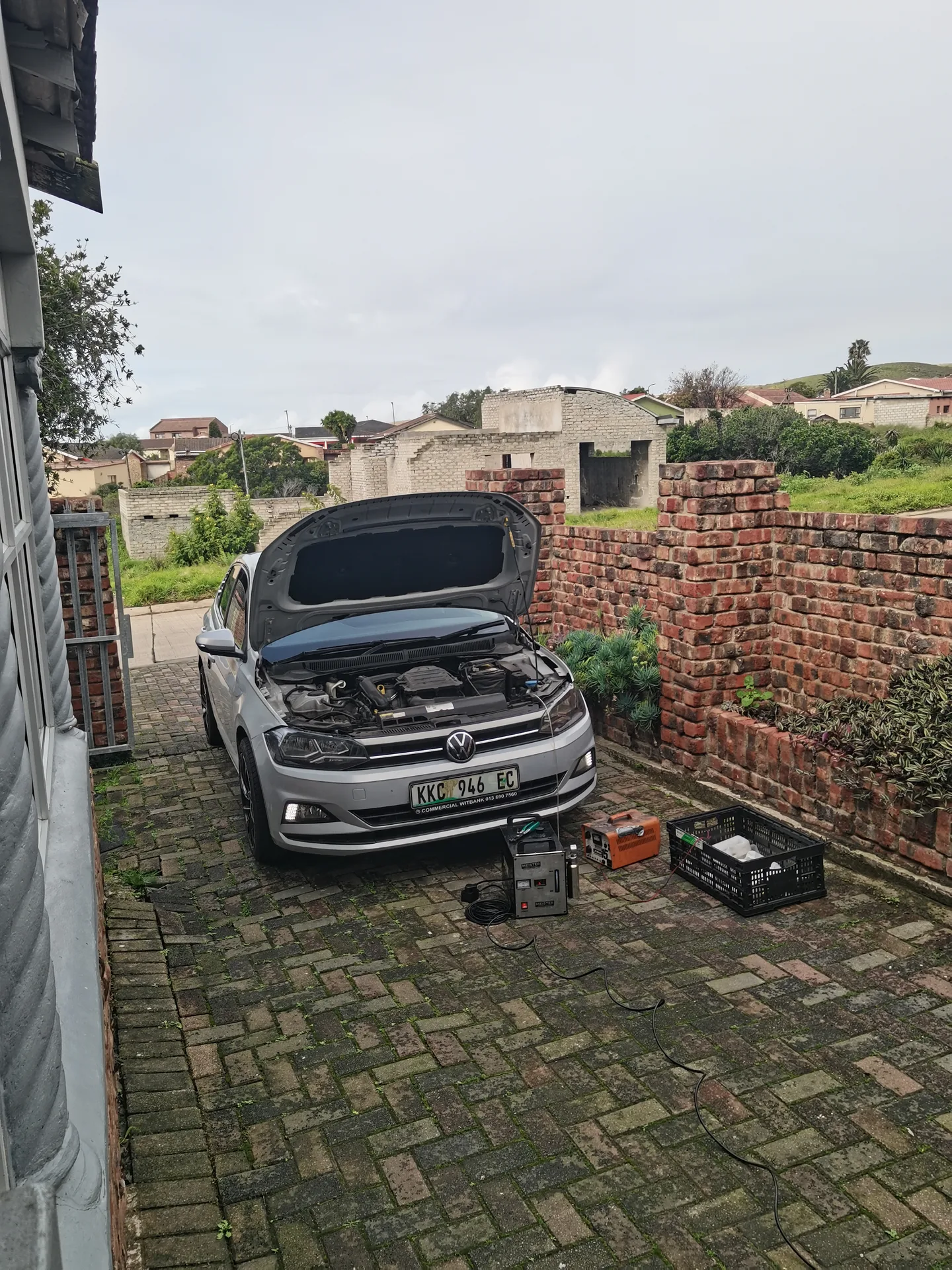 Real vehicle carbon cleaned by MCC