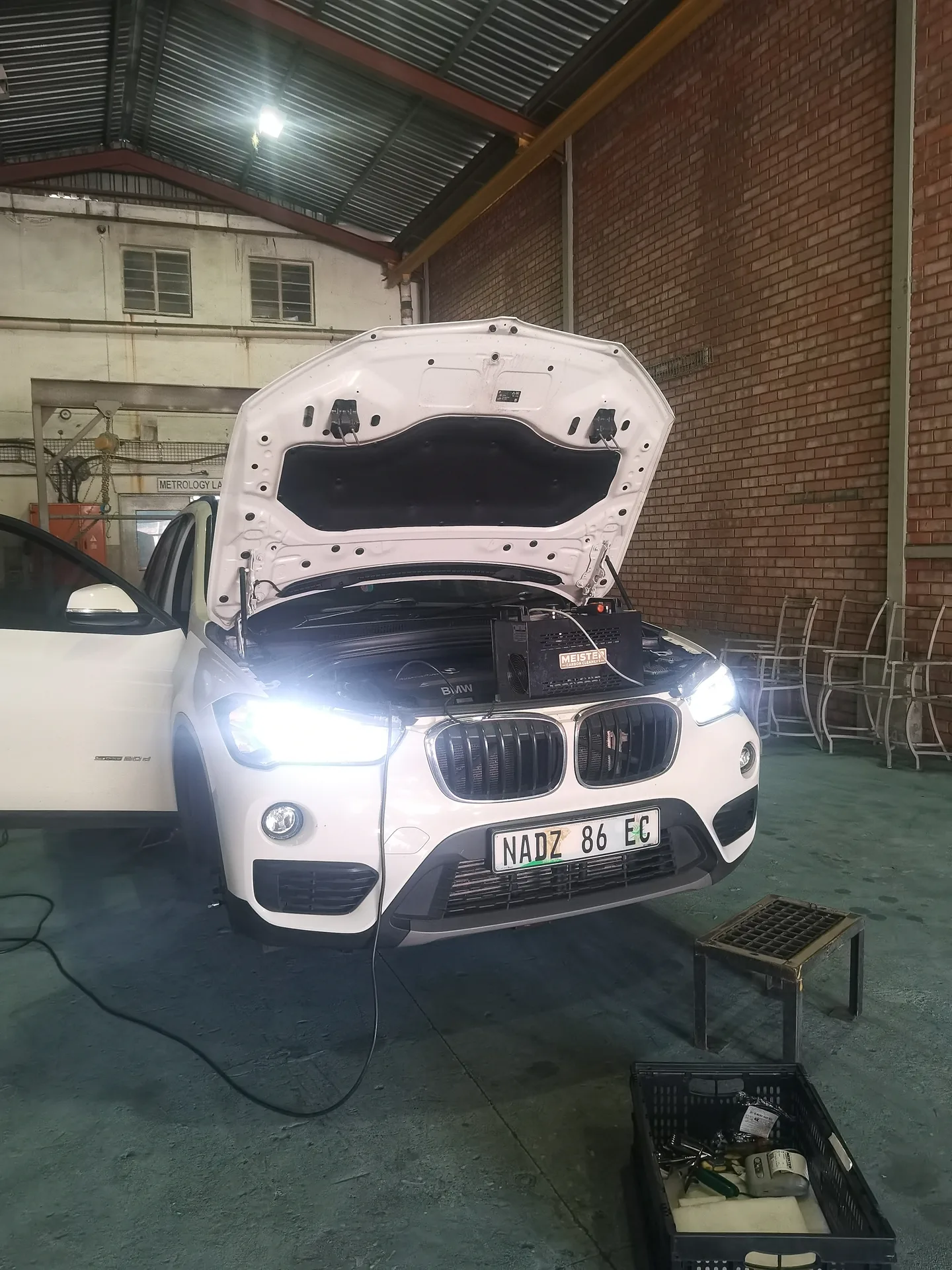Real vehicle carbon cleaned by MCC