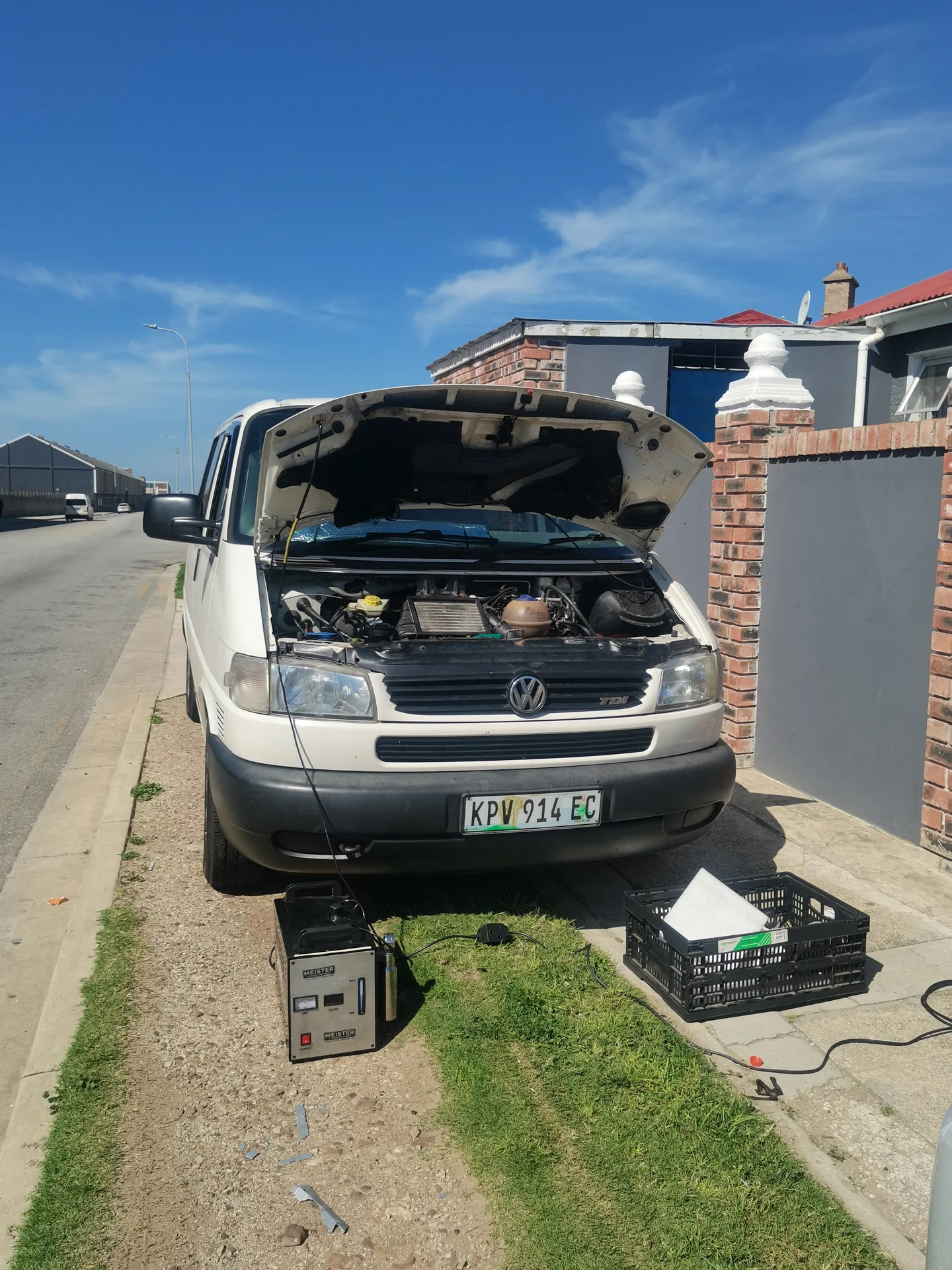 Real vehicle carbon cleaned by MCC